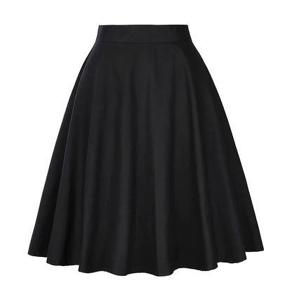 When We Retro Daisy Floral Printed Women Yellow Skirt VD0020 Vintage Casual High Waist A Line jupe femme Flare Summer Skirts